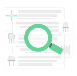 Scenario: component search — 15M parts with live stock, pricing and alternates via dedicated SEO subsite